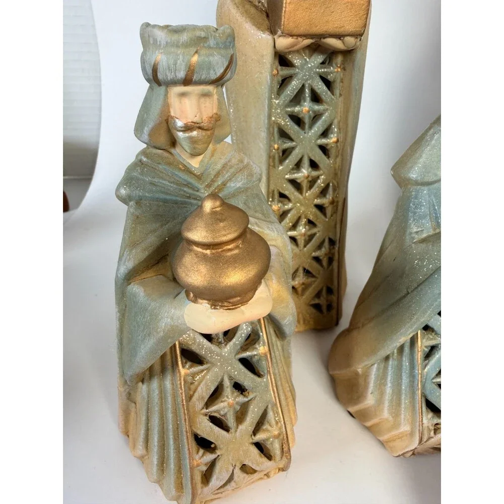 Joseph's Studio 6 Piece Nativity Set Holy Family And King Set By Roman, Inc 7-9